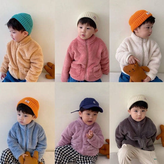 Kids’ Winter Coat Warm Fleece Outerwear Jacket for Boys & Children