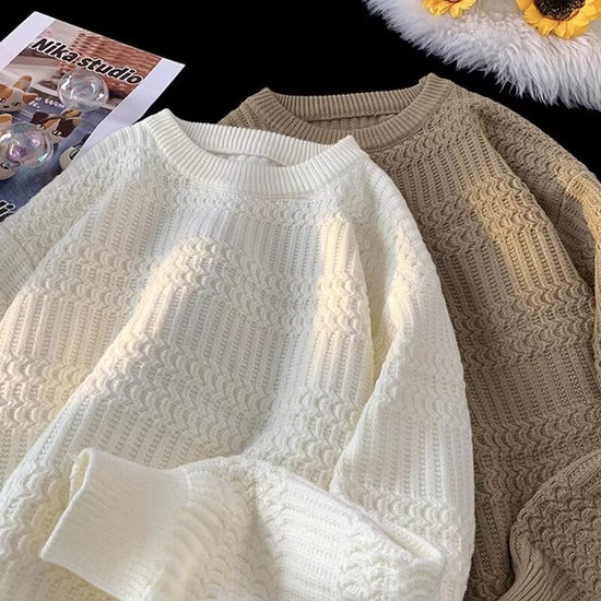 Round Neck Sweater Men&