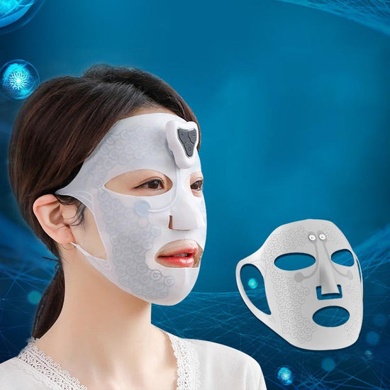 Electric Facial Massage Mask  Skin Care Face Massager Beauty Device