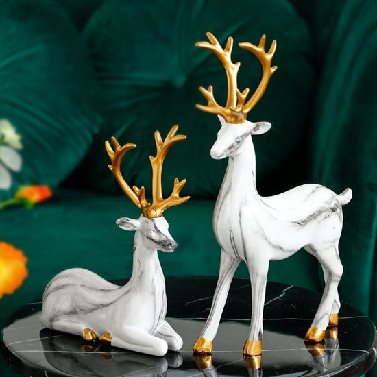 Nordic Resin Ornaments Stylish Scandinavian-Inspired Home Decorations