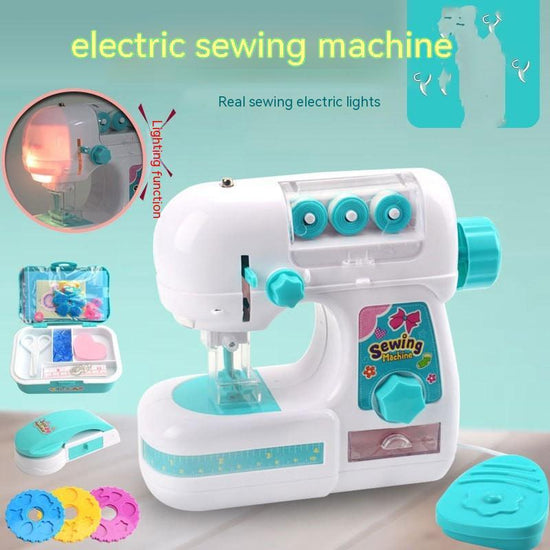Girls’ Small Electric Sewing Machine  Fun DIY Craft Toy for Kids