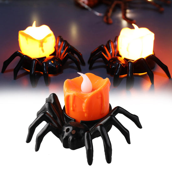 Creative Halloween Spider Candlestick  Festive Decoration for Halloween