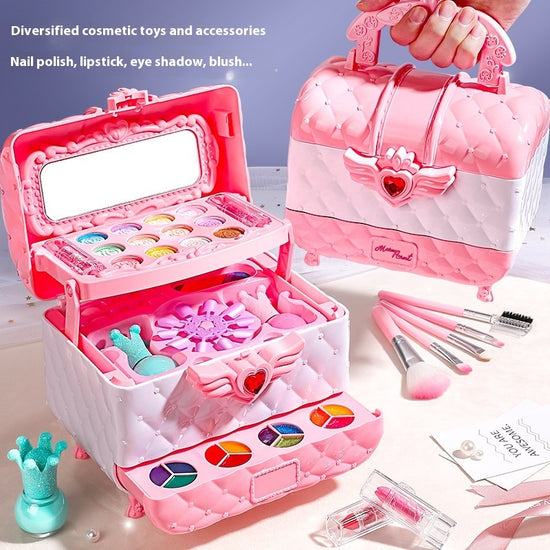 Girls’ Cosmetics Toy Set Fun Makeup Play Kit for Kids’ Pretend Play