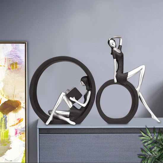 Living Room Wall Art  Elegant Girl Design Decorative Home Decor Piece